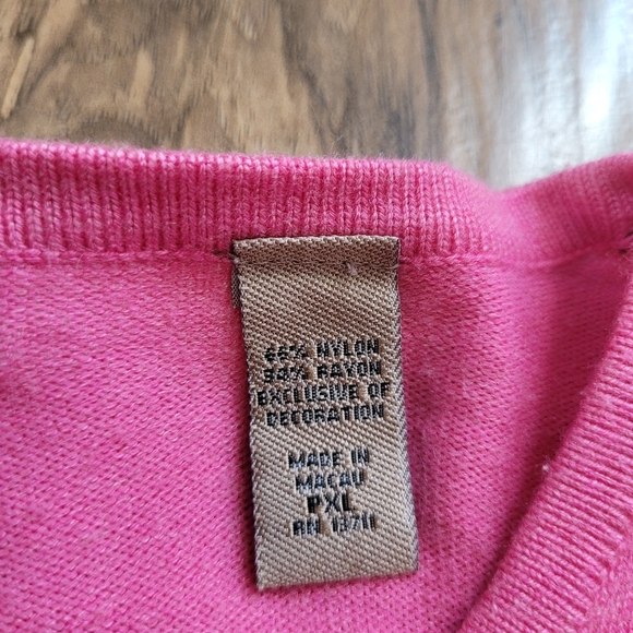 i.e. Relaxed Petite Size XL Button Front Sweater - Picture 4 of 11